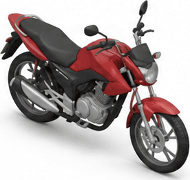 Ilustração de uma moto, para o consórcio de motos em Joinville.